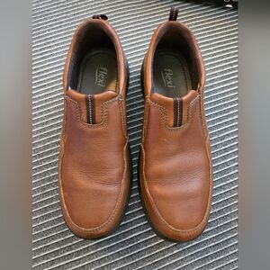 Flexi leather brown men shoes size 9.5